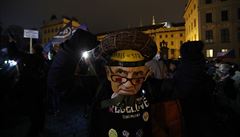 Pochod Prahou proti premiérovi Andreji Babiovi (Praha, 23. listopadu 2018).
