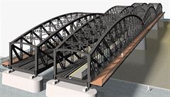 Vizualizace nové podoby vyehradského mostu.