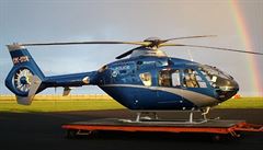 Policejní helikoptéra EC135.