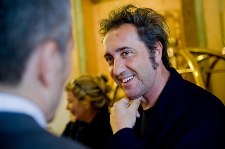 Reisér Paolo Sorrentino na filmovém festivalu v Karlových Varech.