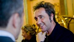 Reisér Paolo Sorrentino na filmovém festivalu v Karlových Varech.