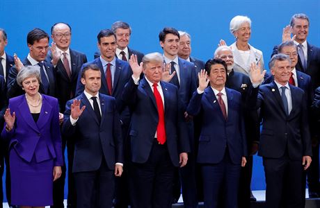 Svtoví lídi na summitu G20.