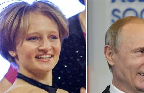 Katerina Tichonovová a ruský prezident Vladimir Putin.