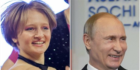 Katerina Tichonovová a ruský prezident Vladimir Putin.