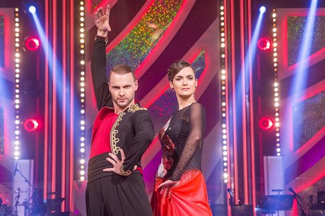 Daniela Písaovicová a Michal Mládek. 8. veer tanení soute StarDance.