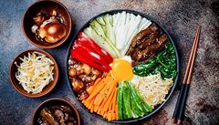 Bibimbap - korejské jídlo