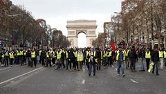 Protesty žlutých vest pokračují už devátý týden. Do ulic tentokrát vyšlo asi 84 000 lidí
