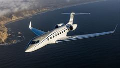 Letadlo G650 od Gulfstreamu je od roku 2012 nejv�t�ím, nejrychlej�ím a...