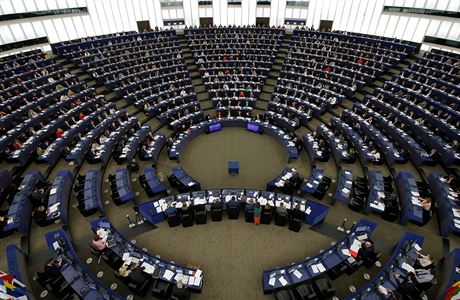 Evropský parlament ve trasburku.