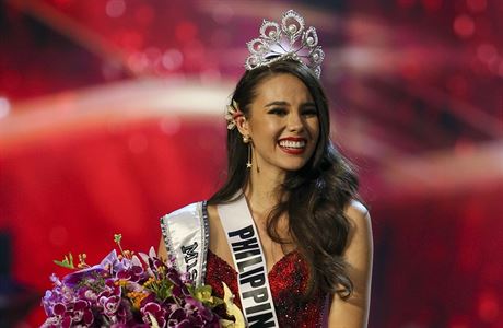 Titul Miss Universe roku 2018 zskala 24let Catriona Elisa Grayov z Filipn.