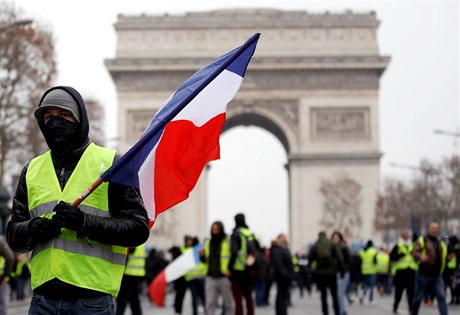 Demonstrant ve luté vest