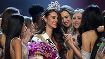 Catriona Elisa Grayová z Filipín slaví titul Miss Universe roku 2018.