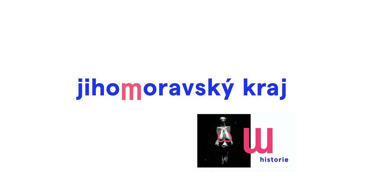 Nové logo Jihomoravského kraje dopln�ný o snímek V�stonické Venu�e z oficiální...