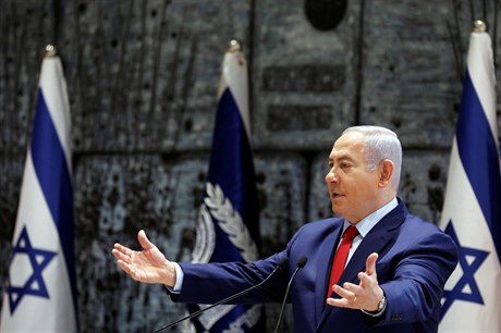 Izraelský premiér Benjamin Netanjahu, jeho vláda oznámila rozputní...