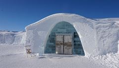 Ledový hotel ve védském Jukkasjärvi