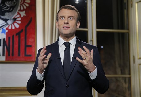 Francouzský prezident Emmanuel Macron.