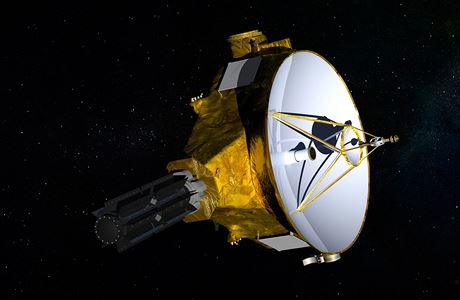 Ilustrace lodi New Horizons.