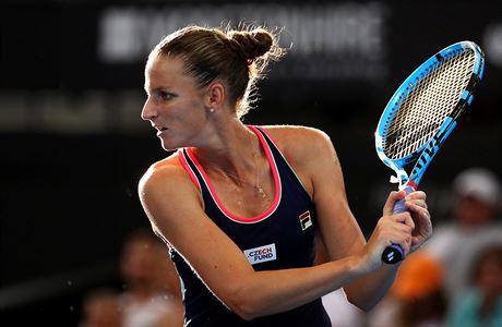 Tenistka Karolna Plkov zskala znovu po dvou letech titul na turnaji v...