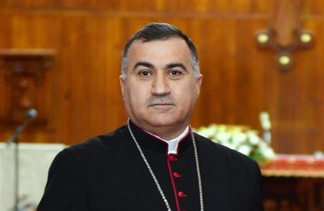 Bašár Warda Al-Sindí, arcibiskup chaldejské církve v Erbílu.