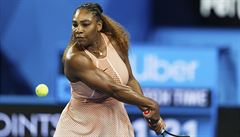 Amerianka Serena Williamsová si hodn cenila zápasu proti Rogeru Federerovi.