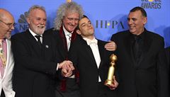 Jim Beach (zleva) Roger Taylor, Brian May, Rami Malek and Graham King pózují... | na serveru Lidovky.cz | aktuální zprávy
