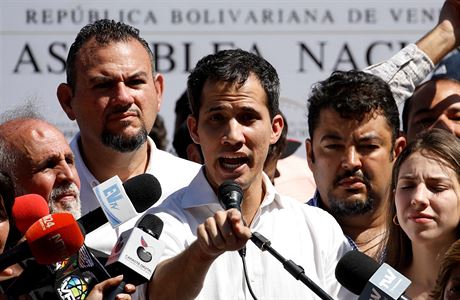 Venezuelský opoziní vdce Juan Guaidó.