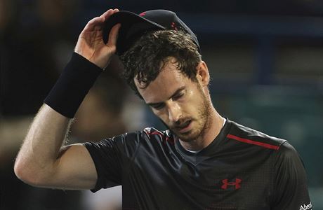 Zklamaný Andy Murray.