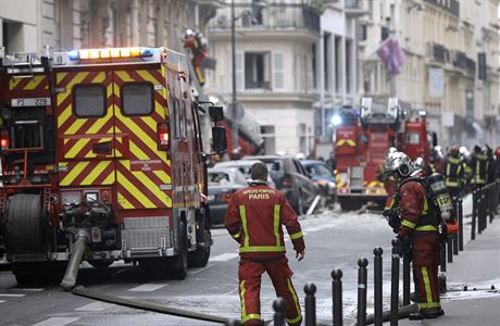 Francouzt hasii zasahovali po vbuchu plynu.