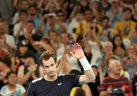 Andy Murray se louí s Australian Open.
