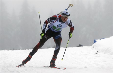 Michal Krčmář byl součástí štafety, která v Oberhofu vybojovala čtvrté místo.