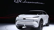 QX Inspiration je prvnm konceptem elektromobilu od znaky Infiniti. Automobil...