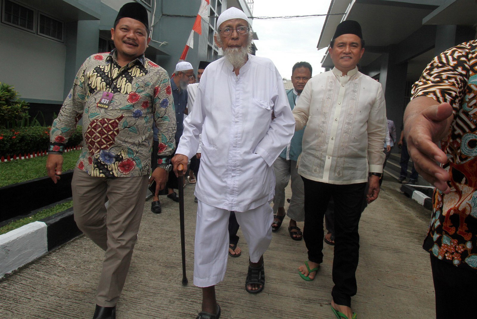 Indonéský islámský duchovní Abu Bakar Bashir, duchovní v�dce teroristické...