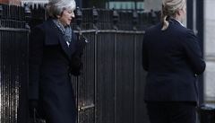 Britská premiérka Theresa Mayová v Downing Street 10.