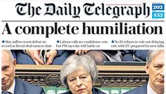 Naprosté poníení si podle deníku Daily Telegraph proila v úterý Theresa...