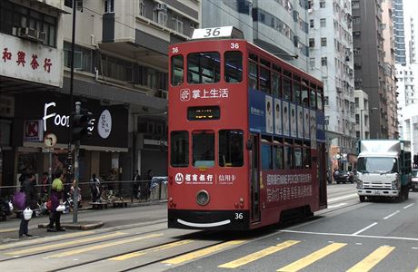 Dvoupodlan tramvaje v Hongkongu