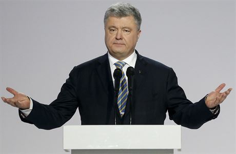 Projev prezidenta Poroenka k úastníkm úterní konference v Kyjev.