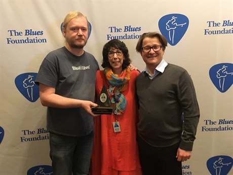 Pedávání ceny Keeping The Blues Alive Award, Memphis, USA, 21. 1. 2019 (zleva...