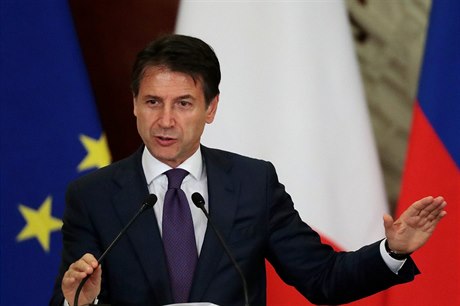 Italský premiér Giuseppe Conte.