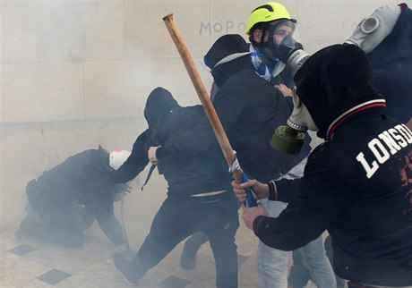 Protesty v Aténách kvli dohod ecka s Makedonií o zmn názvu státu na...