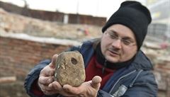 Tkalcovské závaí, které odborníci nalezli pi rozsáhlém archeologickém...