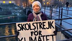Stávkovala proti klimatické krizi. Teď mladá Švédka mluví k delegátům OSN a inspiruje desetitisíce studentů