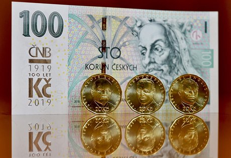 eská národní banka vydala dalí trojici dvacetikorunových mincí s významnými...