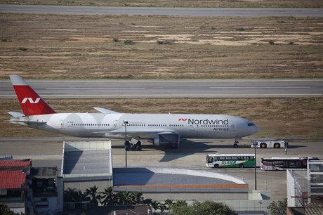 Boeing 777-200ER spolenosti Nordwind Airlines byl na venezuelském letiti od...