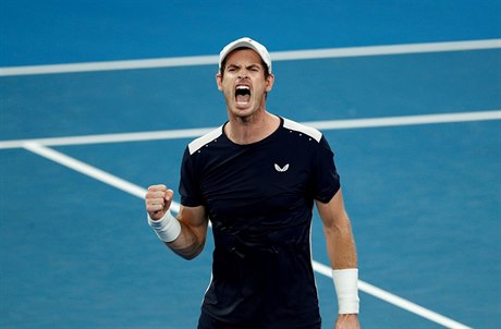 Brit Andy Murray takto slavil mnohá vítězství.
