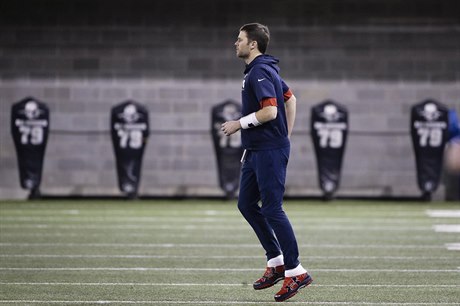Quarterback týmu New England Patriots Tom Brady.