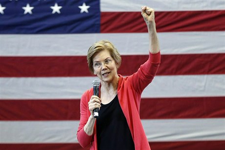 Senátorka Elizabeth Warrenová.