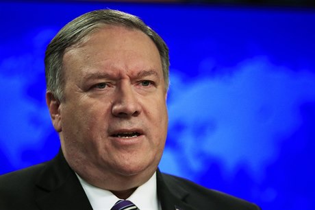 Americký ministr zahraniních vcí Mike Pompeo.