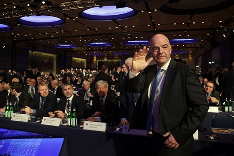 Gianni Infantino na kongresu UEFA.