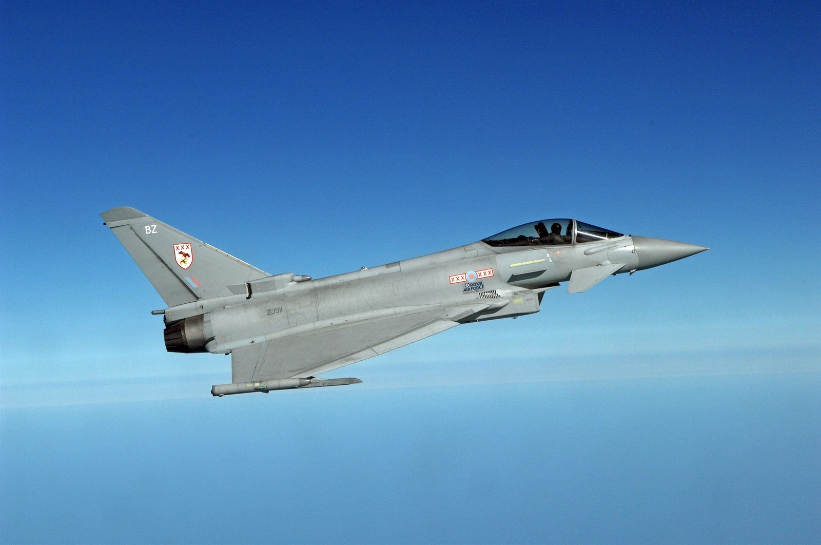 Letoun Eurofighter Typhoon, ilustra�ní foto.