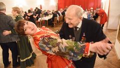 Rodilým kozákem není ani zdejí nejváení host Vladimír Winter. Je mu 95 let...